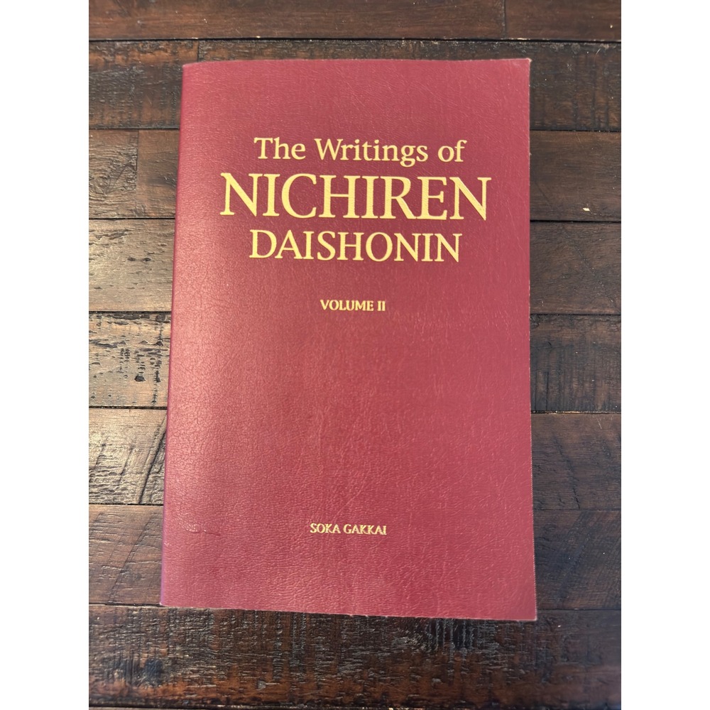 The Writings of Nichiren Daishonin Volume II Soka Gakkai Buddhist Book Maroon